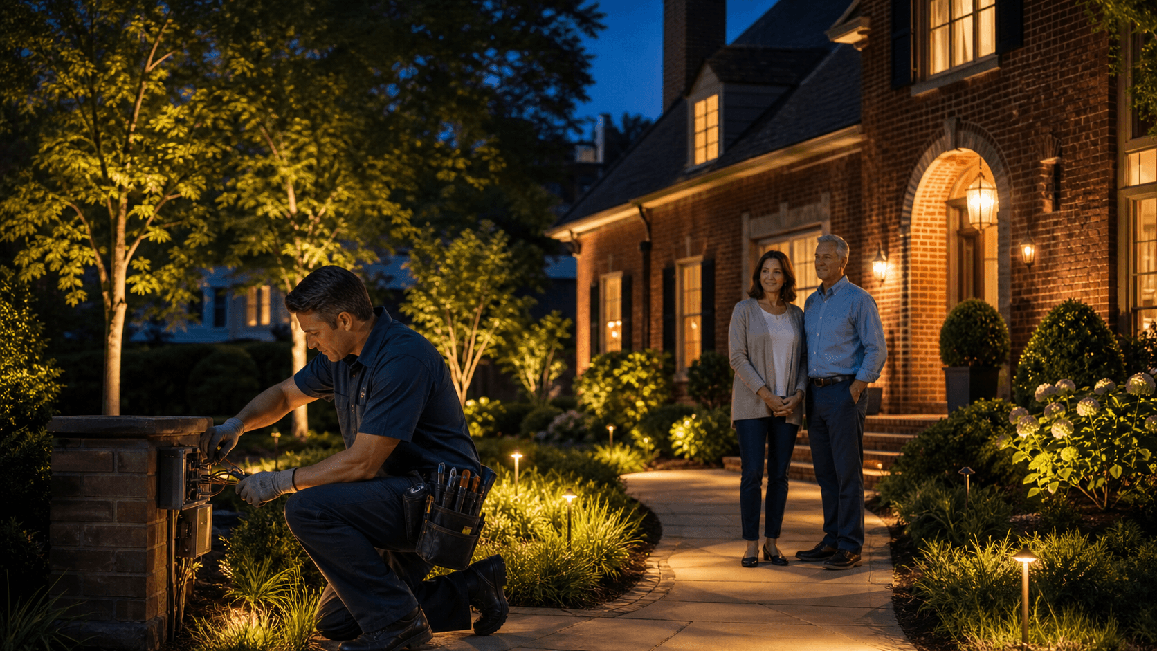 Warm LED bulbs glow in vintage ceiling fixtures, illuminating a cozy older home interior.